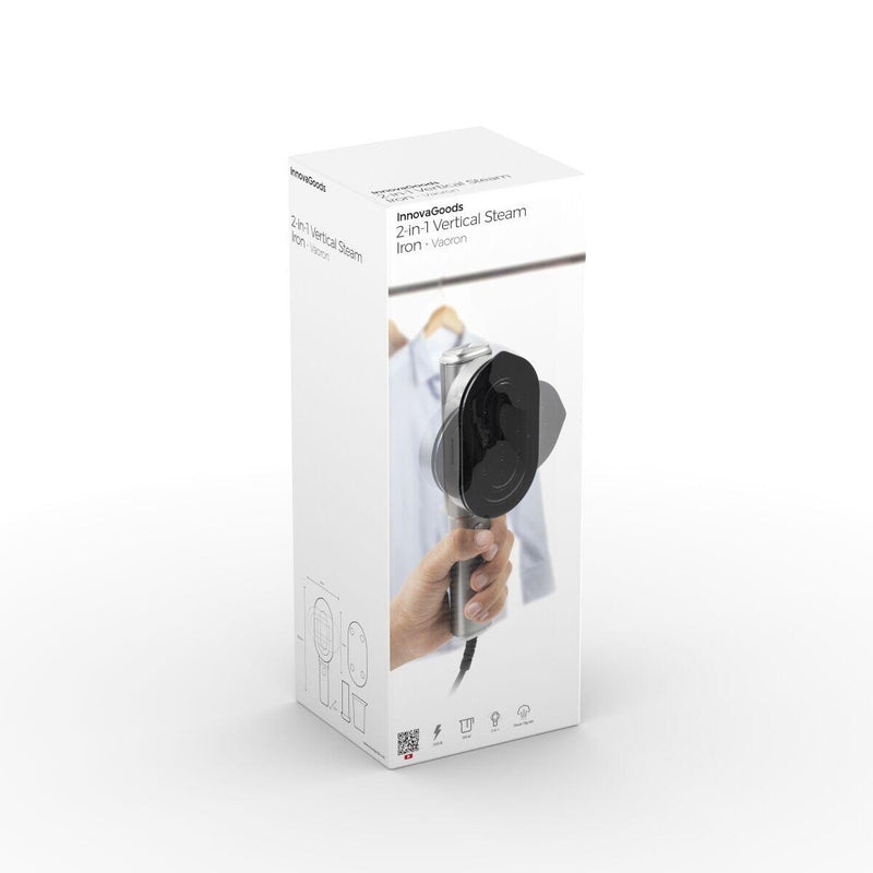 Ferro de Engomar a Vapor Vertical de Viagem 2 em 1  InnovaGoods